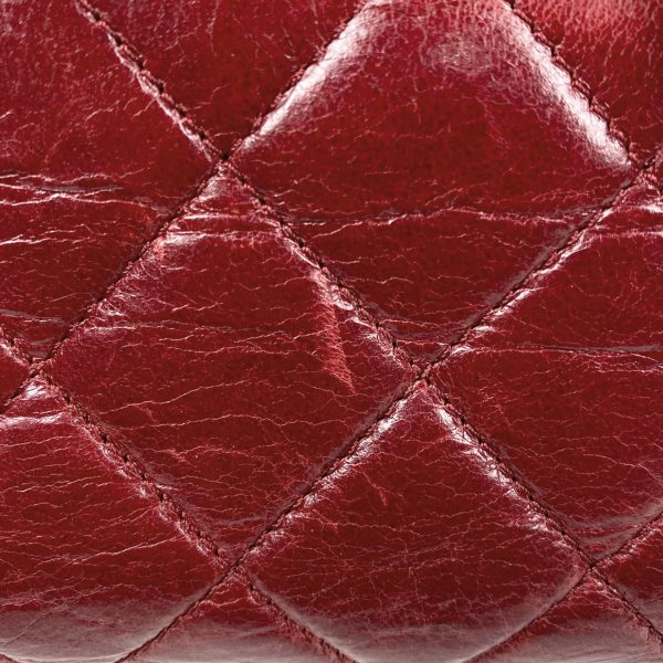 1000063842028 18 CHANEL Coco Mark Chain Shoulder Bag Matelasse Shoulder Bag Leather Red