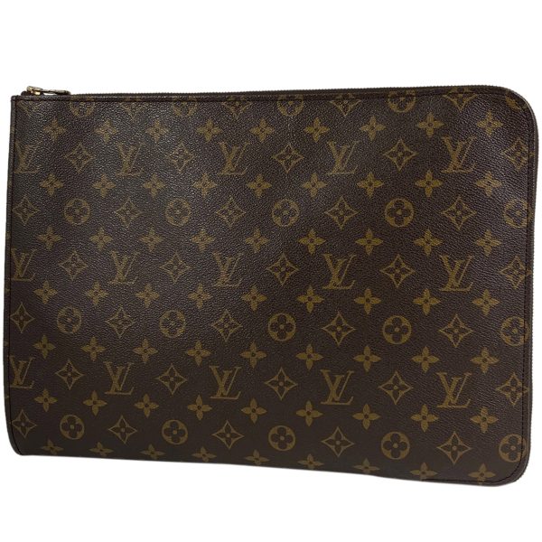 1000065208532 11 Louis Vuitton Posh Document Case Business Briefcase Monogram Brown