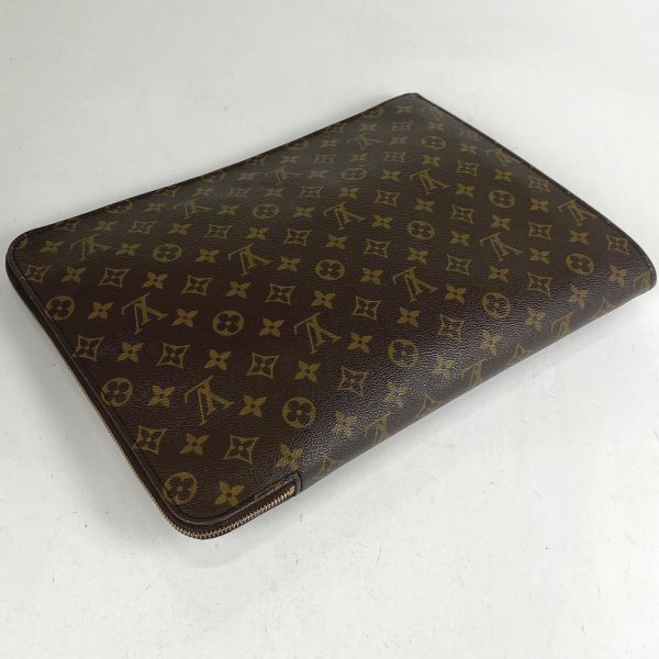 1000065208532 12 Louis Vuitton Posh Document Case Business Briefcase Monogram Brown