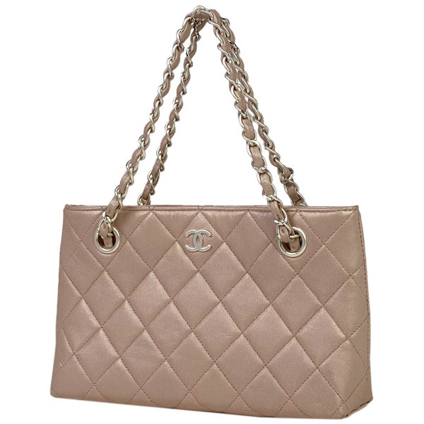 1000066185672 11 Chanel Cocomark Chain Handbag Matelasse Leather Pink