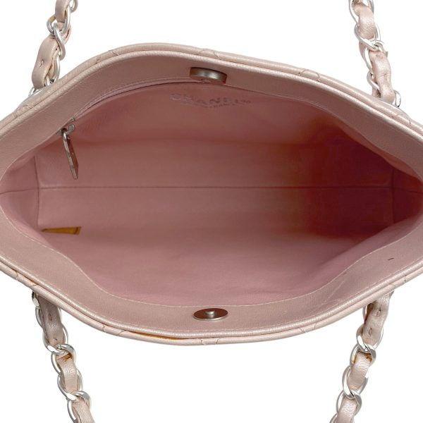 1000066185672 23 Chanel Cocomark Chain Handbag Matelasse Leather Pink