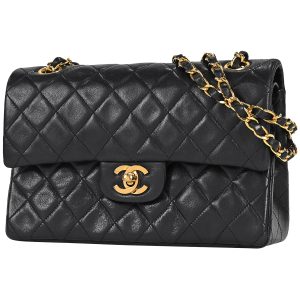 1000066821334 01 Chanel Card Case Matelasse Lambskin Black