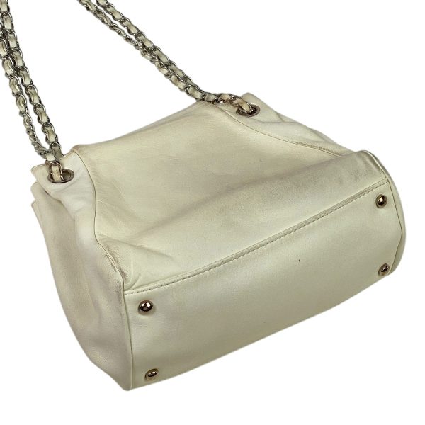 1000067080600 12 CHANEL Cocomark Chain Shoulder Bag White