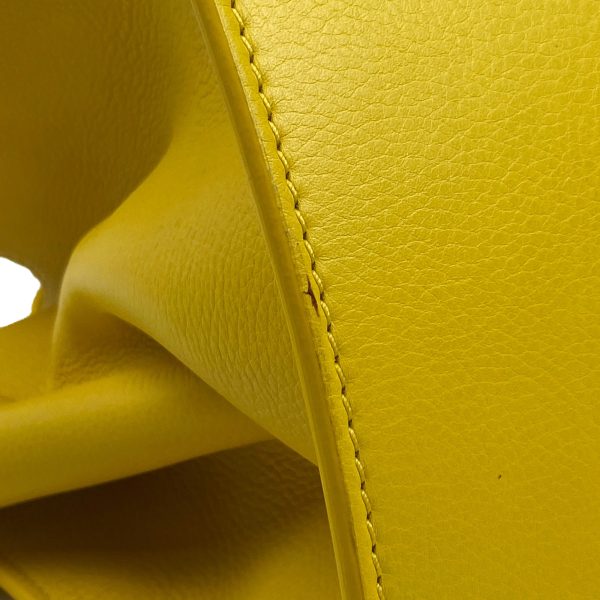 1000067365134 13 Celine Small Square Luggage Phantom Tote Bag Leather Yellow