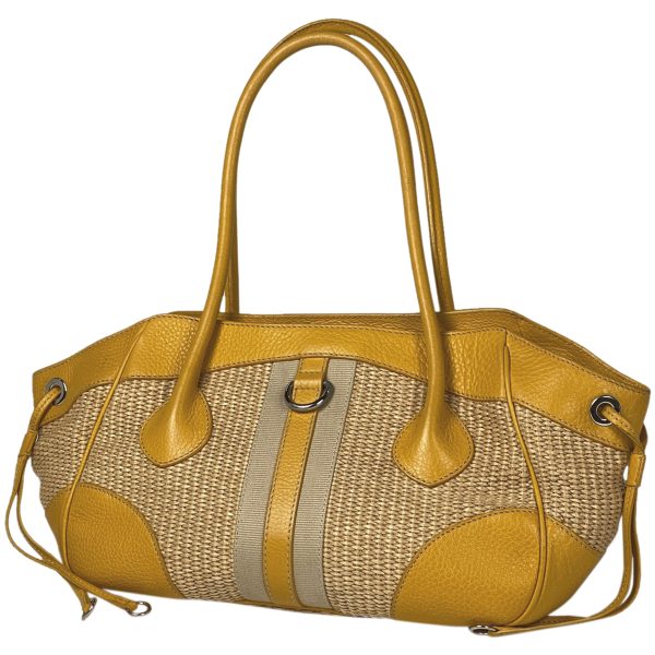 1000067380175 11 Prada Tote Bag Leather Yellow