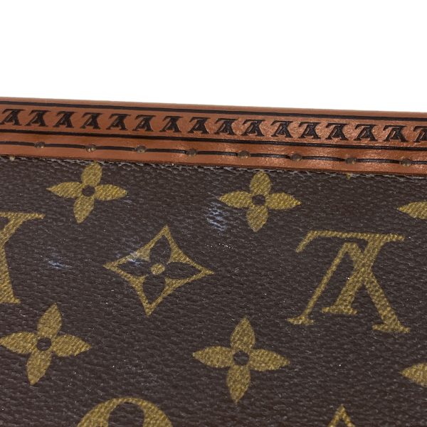 1000068844041 17 Louis Vuitton Coteville 45 Monogram Travel Bag Brown