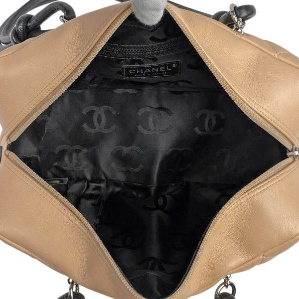 1000069135940 23 Chanel Cambon Line Bowling Bag Beige