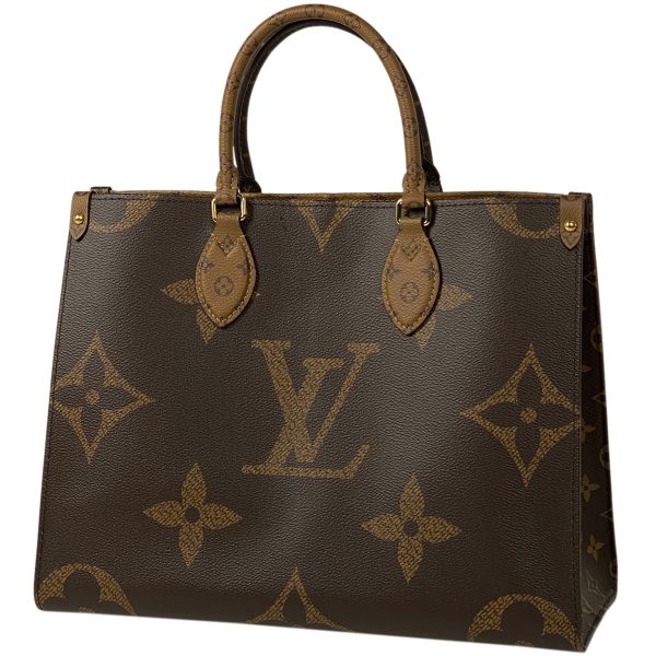 1000071492963 11 Louis Vuitton On the Go MM Handbag Tote Brown