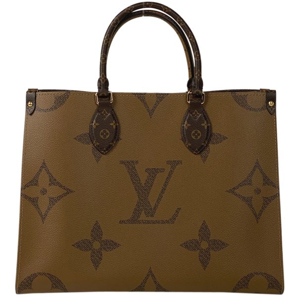 1000071492963 13 Louis Vuitton On the Go MM Handbag Tote Brown