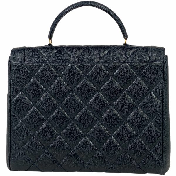 1000071835159 13 Chanel Cocomark Handbag Matelasse Caviar Skin Navy