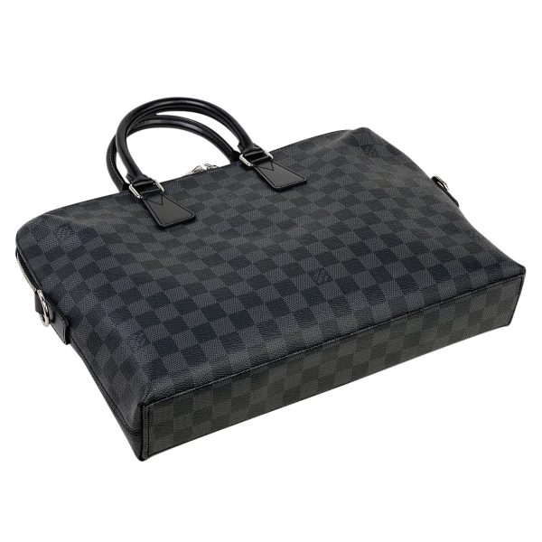 1000071839676 12 Louis Vuitton Porte Document Jour 2WAY Briefcase Damier Graphite Black