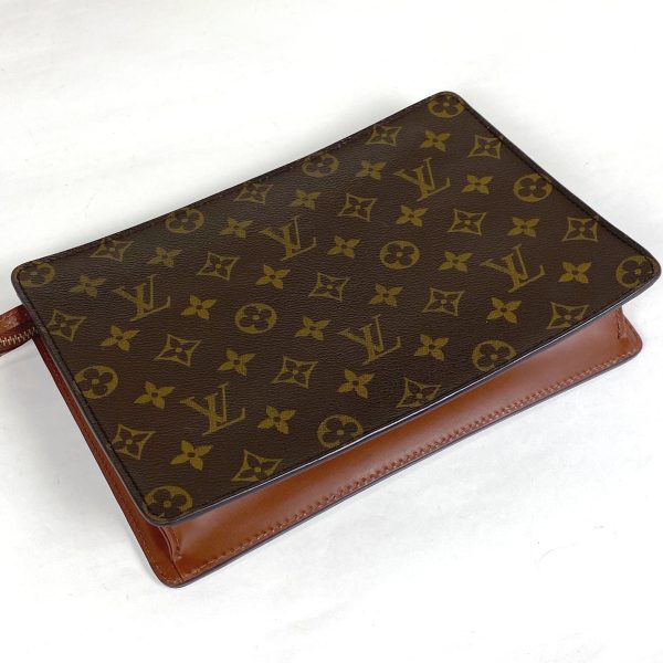 1000071990773 12 Louis Vuitton Pochette Homme Clutch Bag Brown