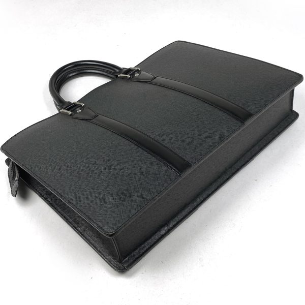 1000073315239 12 Louis Vuitton Porte de Cuman Document Case Taiga Ardoise