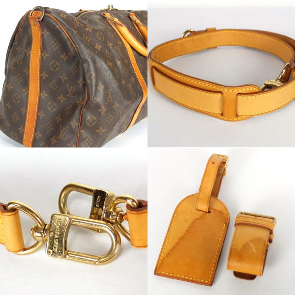 10003748 8 LOUIS VUITTON Keepall Bandouliere 50 2WAY Boston bag Brown