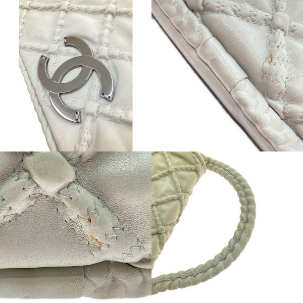 1003101856582 6 Chanel Handbag Ultra Stitch Ivory