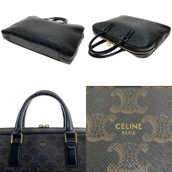 1012102906752 3 Celine Business Briefcase Brown Black