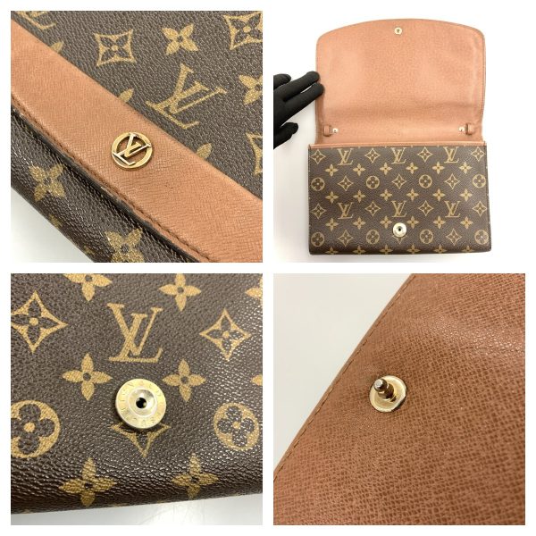 1016003282748 3 Louis Vuitton Monogram Bordeaux Shoulder Bag Brown