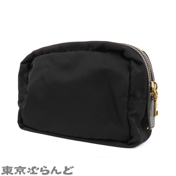 101735274 2 Prada Logo Travel Tesuto Nylon Pouch Black