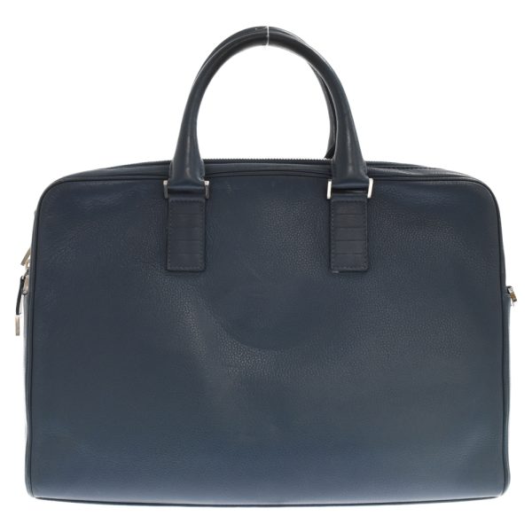 1023l070021 2 Dior Homme Business Briefcase Bag Leather Blue