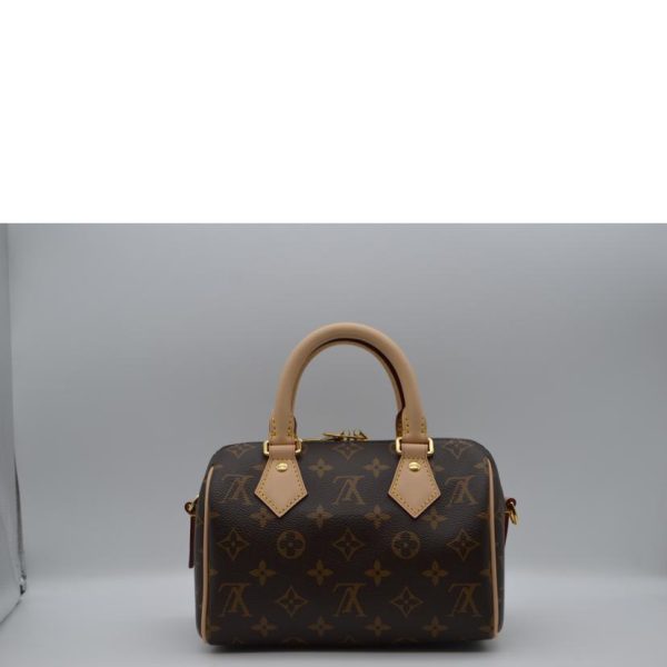 10329 2 Louis Vutton Monogram Bandouliere 20 Speedy Bag