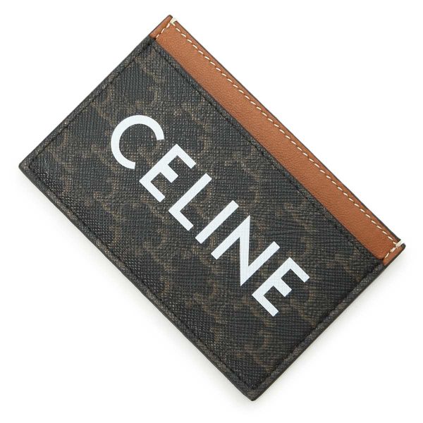 10b70 2cly 04lu01 Celine Card Case Brown