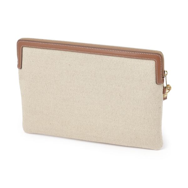 10j50 2ew1 02nt04 Celine Clutch Bag Pouch Beige