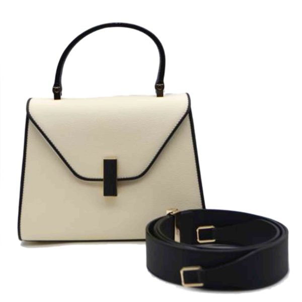 11029 1 Valextra Izy De Chiaroscuro Calf Skin Back Mini Bag White