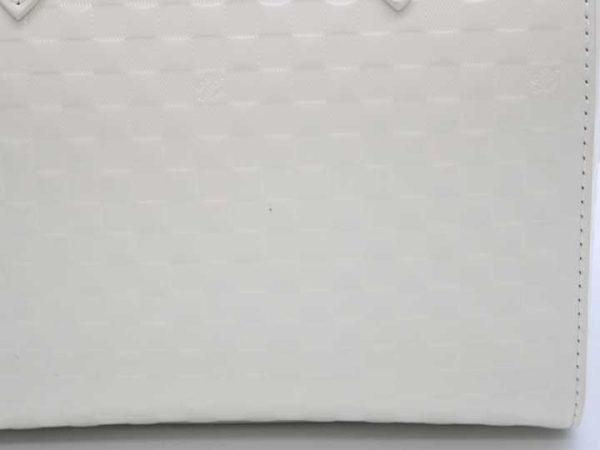 1116 Louis Vuitton Speedy Cube PM Damier Handbag White