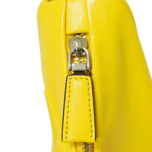 11438g 10 Prada Triangle Crossbody Shoulder Bag Yellow