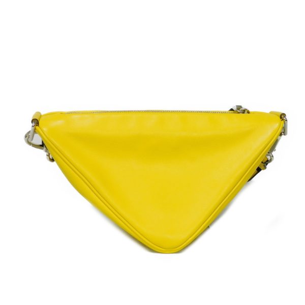 11438g 4 Prada Triangle Crossbody Shoulder Bag Yellow