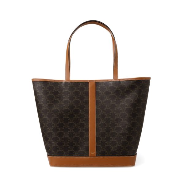 11507 2cas 04lu02 Celine Medium Cabas Tote Bag Brown