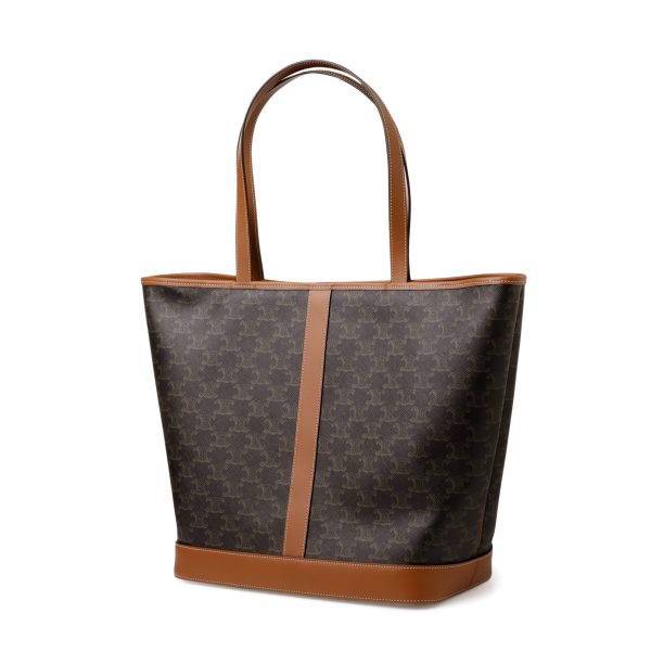 11507 2cas 04lu04 Celine Medium Cabas Tote Bag Brown