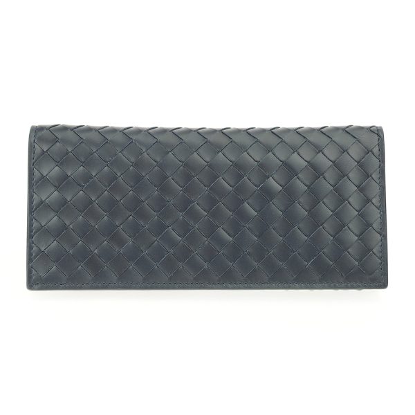 120697 4013 1 Bottega Veneta Long Wallet Intrecciato Calfskin Leather Light Tourmaline