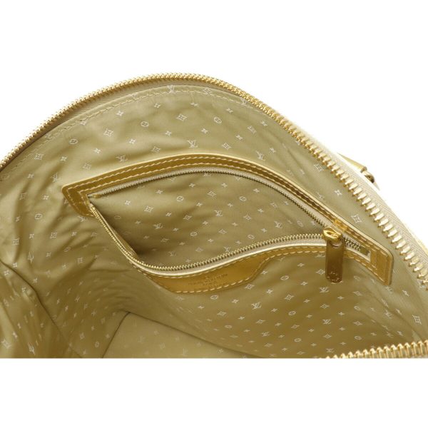 12080592 6 LOUIS VUITTON Suhari Lockit PM Tote Bag Handbag Gold