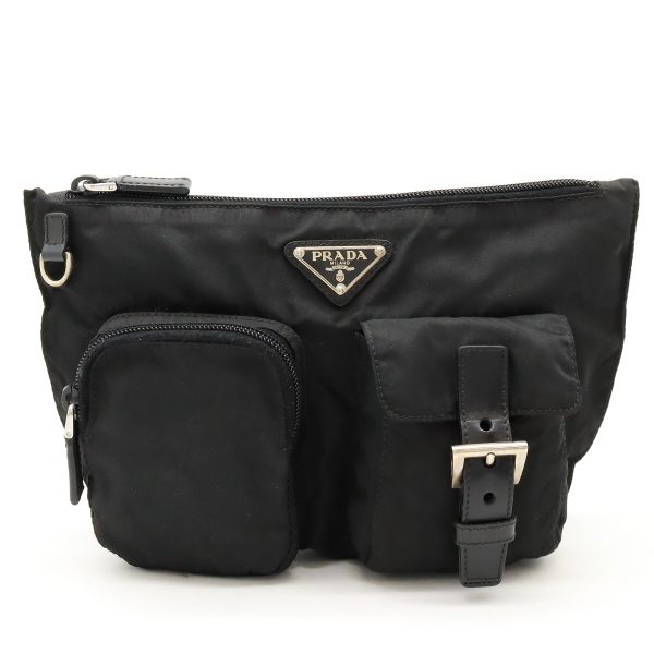 12130865 1 Prada Waist Bag Nylon Black