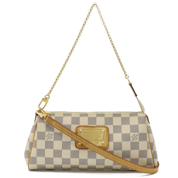 12260746 1 LOUIS VUITTON Damier Azur Evan 2WAY Crossbody Chain Shoulder Bag