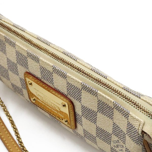 12260746 7 LOUIS VUITTON Damier Azur Evan 2WAY Crossbody Chain Shoulder Bag