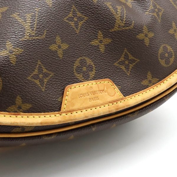 12290552 8 LOUIS VUITTON Monogram Menilmontant PM Shoulder Bag Brown