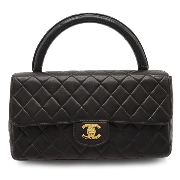 12300529 1 Chanel Matelasse Handbag Black