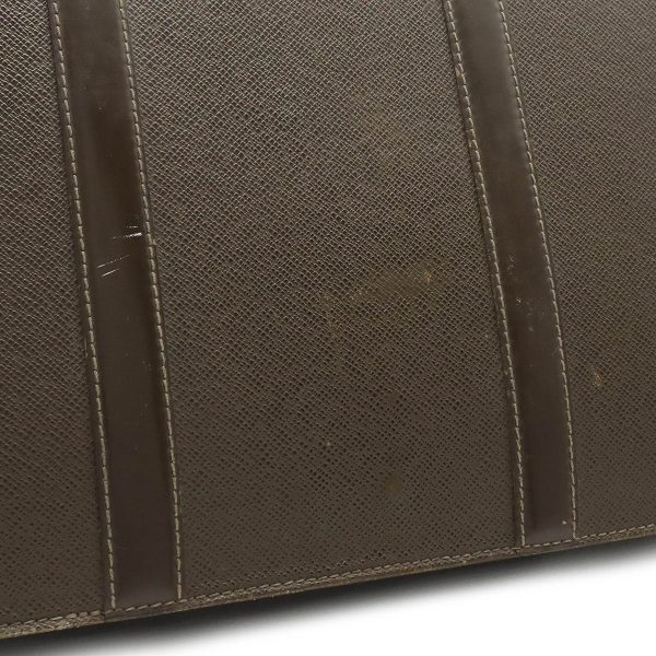 12300804 8 LOUIS VUITTON Taiga Rosan Business Document Bag Grizzly