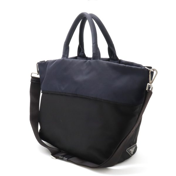 12300823 2 Prada Tote Bag Nylon Black