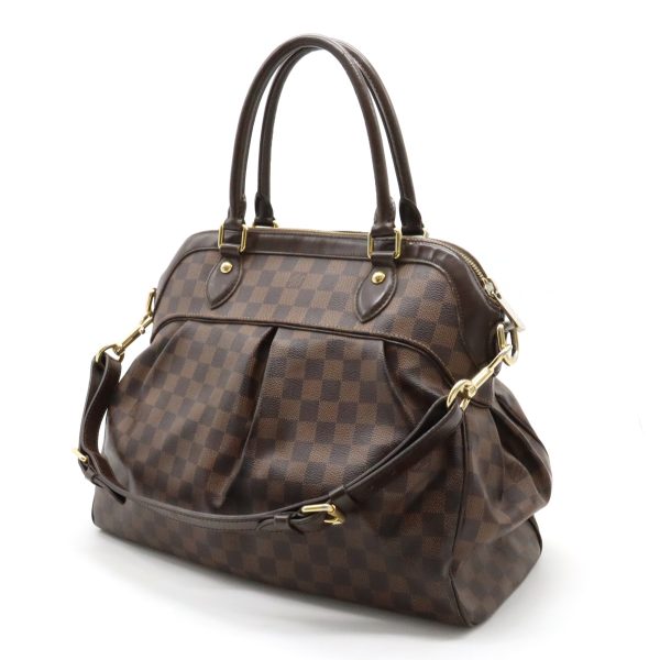 12320353 2 LOUIS VUITTON Damier Trevi GM Handbag Brown