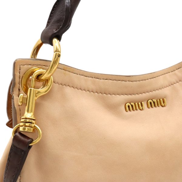 12320377 9 Miu Miu Shoulder Bag Leather Pink