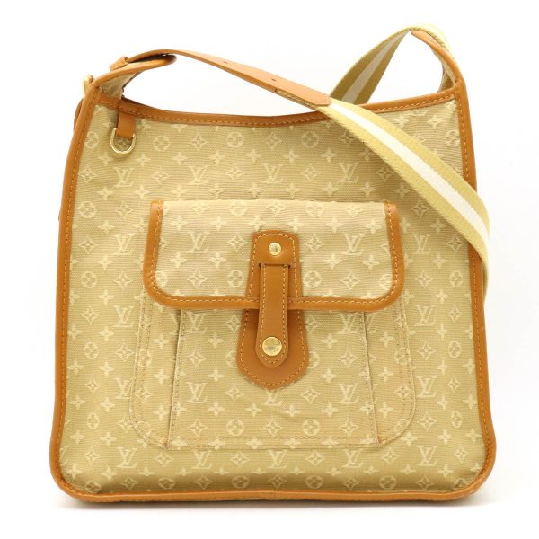 12320412 1 LOUIS VUITTON Bouzas Marie Kate Crossbody Shoulder Bag Beige