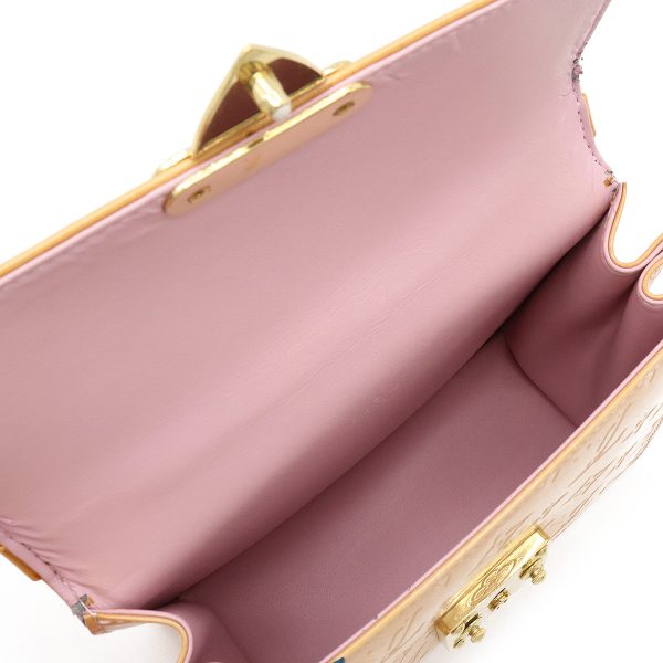 12320720 4 Louis Vuitton Spring Street Handbag Monogram Vernis Pink