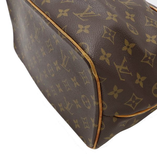 12320723 3 LOUIS VUITTON Monogram Palermo PM Tote Bag Brown