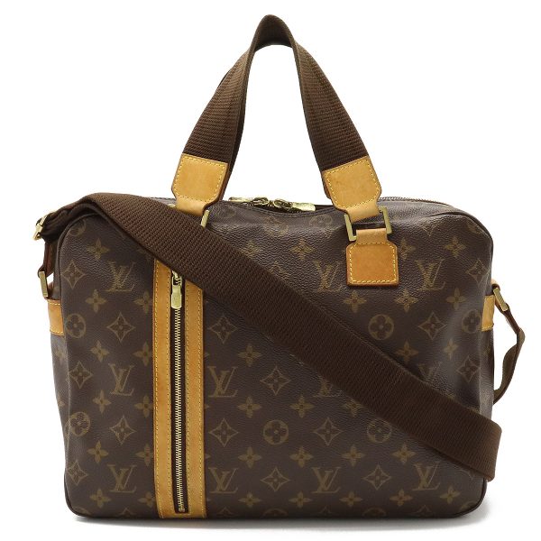 12320835 1 LOUIS VUITTON Monogram Sack Bossfort Handbag Brown