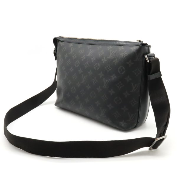 12330655 2 LOUIS VUITTON Monogram Eclipse Odyssey Messenger PM Bag Black