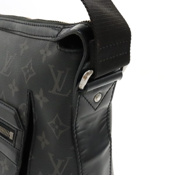 12330655 7 LOUIS VUITTON Monogram Eclipse Odyssey Messenger PM Bag Black