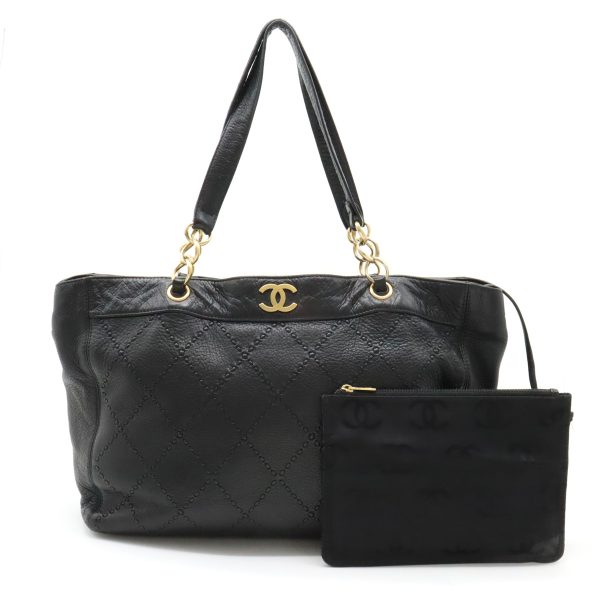 12340667 1 Chanel Ultra Stitch Tote Bag Black